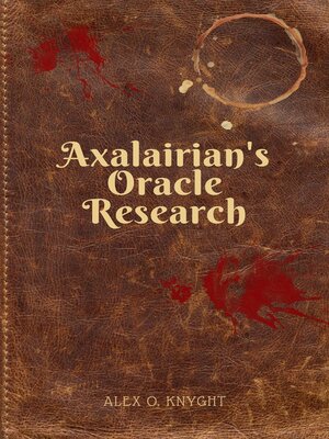 cover image of Axalairina's Oracle